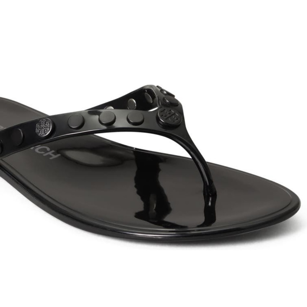 🔥🔥TORY BURCH Studded Jelly Flip Flop - Picture 4 of 17